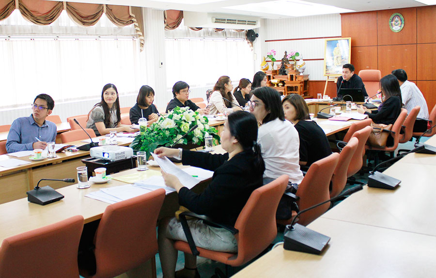 การประชุมคณะกรรมการความเสี่ยงและการควบคุมภายใน คณะวิทยาการจัดการ